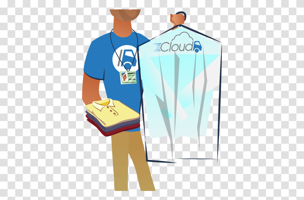 Photo Taken At Cloud Dry Cleaning Ampamp Illustration, Apparel, Sleeve, Long Sleeve Transparent Png