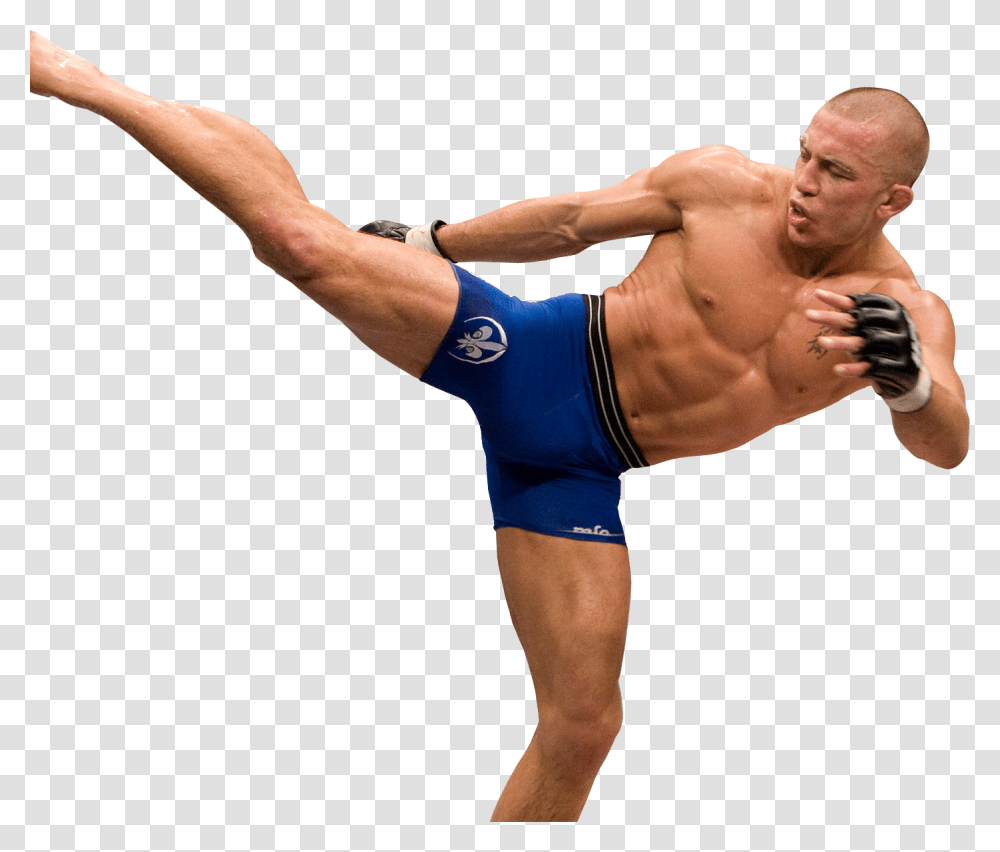 Photo Via Lta Href Http George St Pierre Full Body, Person, Arm, Sport, Working Out Transparent Png