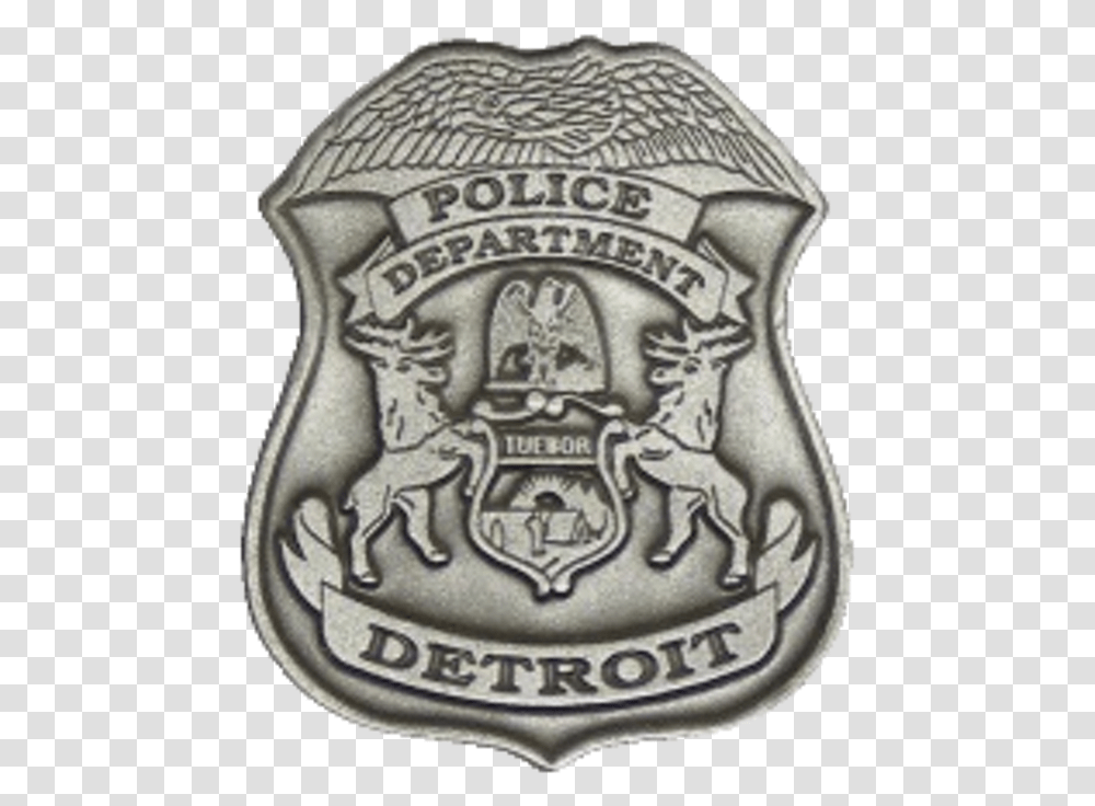 Photo Via Wikipedia Detroit Police Officer Badge, Logo, Trademark, Soccer Ball Transparent Png