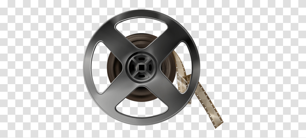 Photo Video Film Reel Icon Free Kino Clipart, Alloy Wheel, Spoke, Machine, Tire Transparent Png