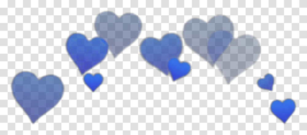 Photobooth Hearts Blue Hearts Crown, Plectrum Transparent Png