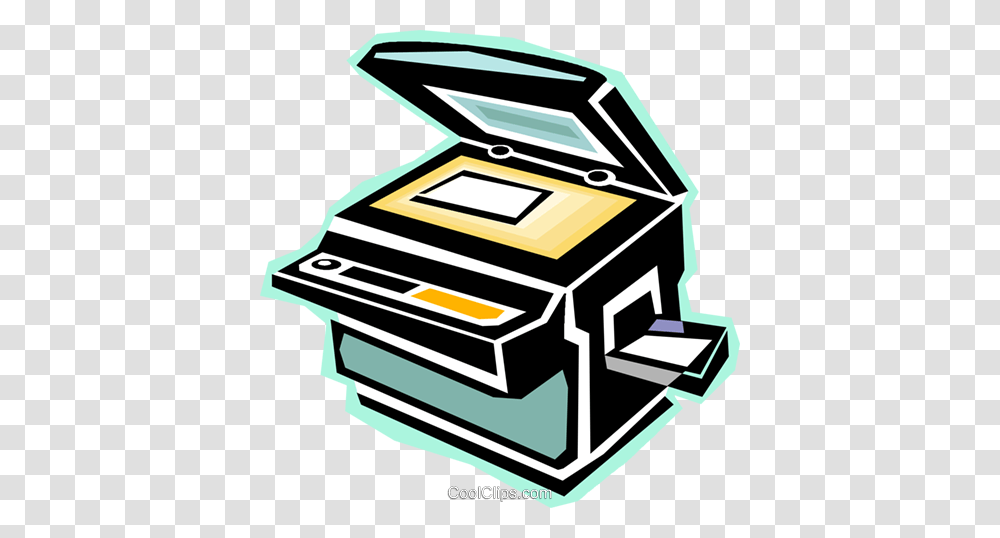 Photocopy Machine Royalty Free Vector Clip Art Illustration, Mailbox, Word, Electronics, Hardware Transparent Png
