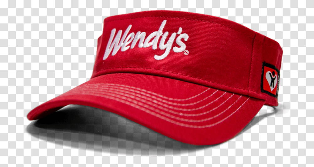 Photograph Of The Red Wendy's Crew Member Hat Baseball Cap, Apparel Transparent Png