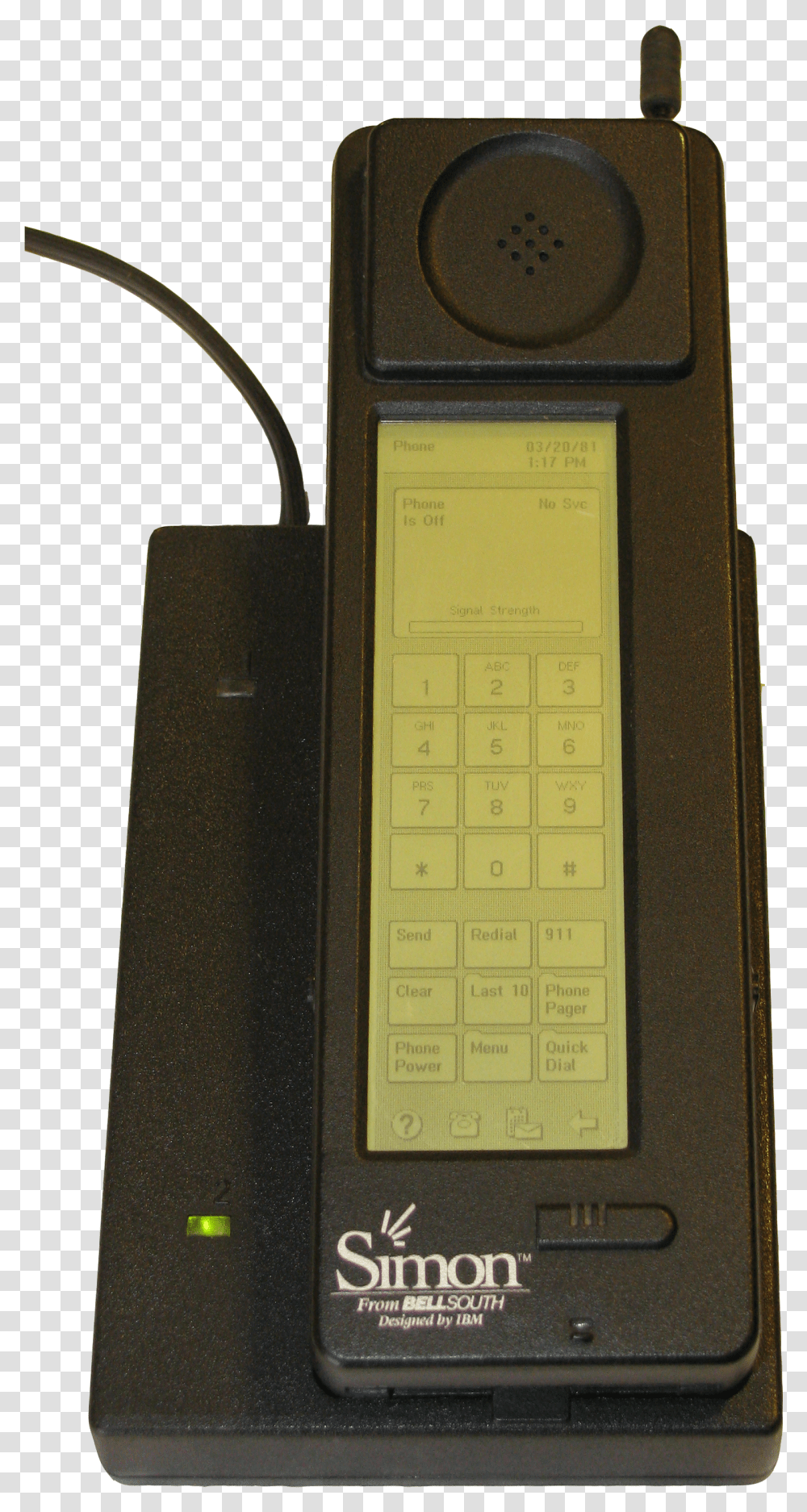 Photograph Of The Simon Personal Communicator Shown Transparent Png