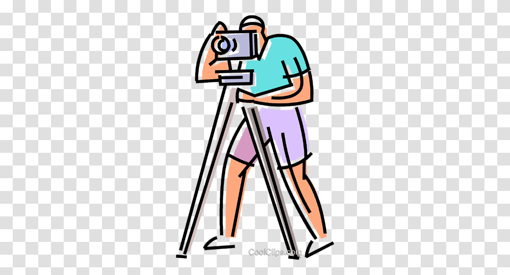 Photographer About To Snap A Picture Royalty Free Vector Clip Art, Tripod, Photography Transparent Png