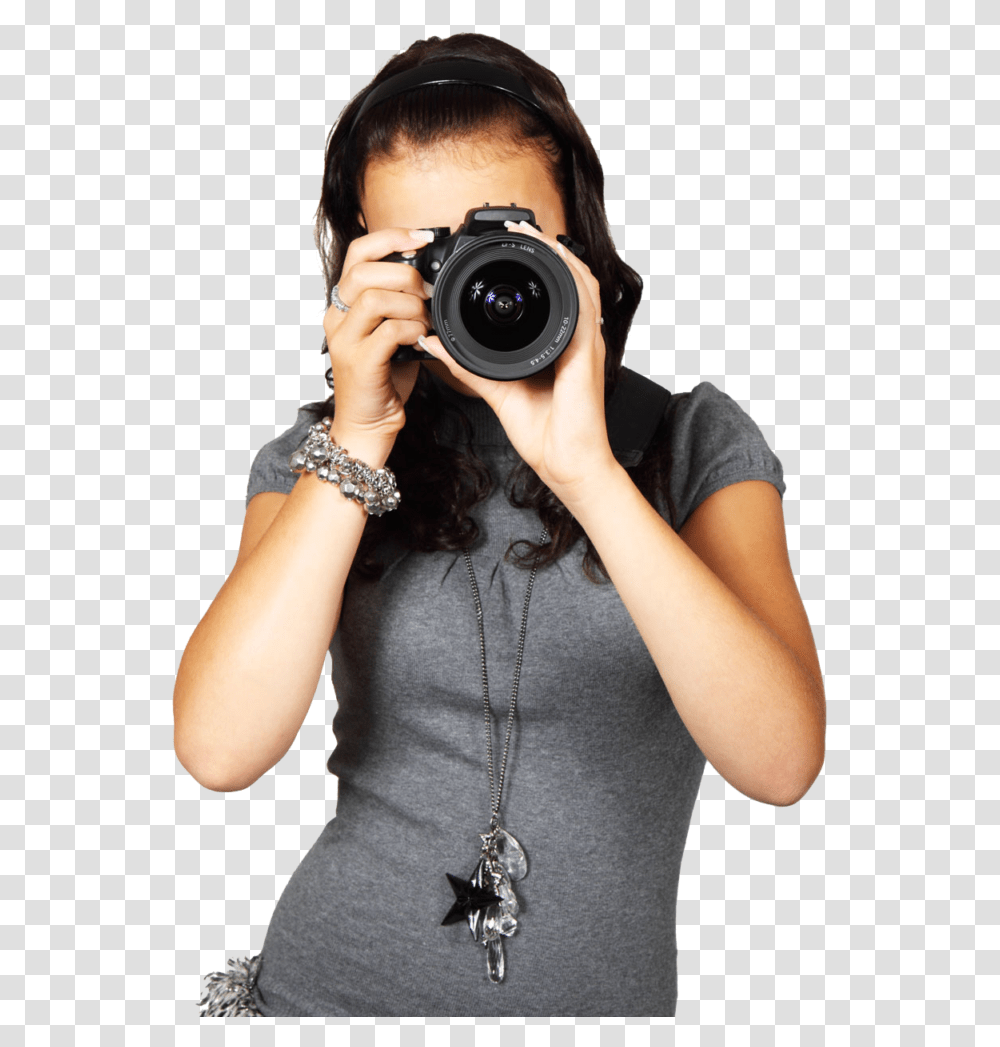 Photographer File Person Looking Through Camera, Human, Electronics, Photography, Portrait Transparent Png