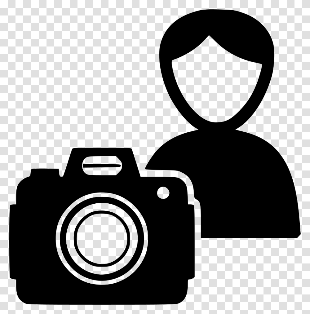 Photographer Ii, Camera, Electronics, Digital Camera, Stencil Transparent Png