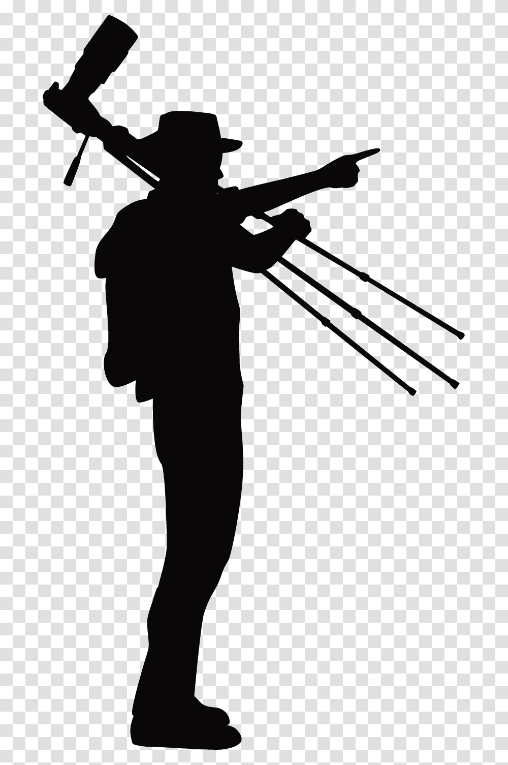 Photographer Silhouette Silhouette, Person, Duel, Leisure Activities, Musical Instrument Transparent Png
