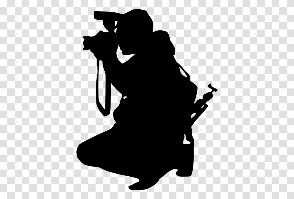 Photographer With Camera, Person, Human, Silhouette, Photography Transparent Png