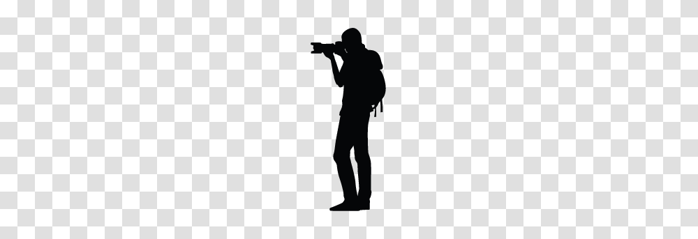 Photographer With Camera Silhouette Image, Person, Human, Photography, Standing Transparent Png