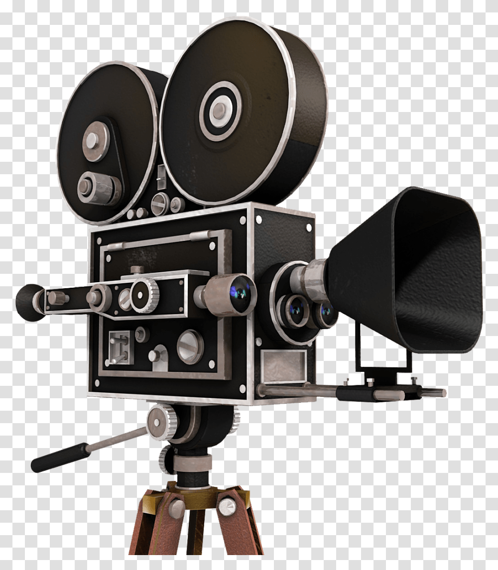 Photographic Film Movie Camera Clip Art Film Movie Camera, Electronics, Projector, Tripod Transparent Png