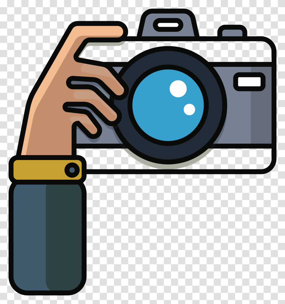 Photography Clipart Clip Art Camera, Electronics, Digital Camera, Gun, Weapon Transparent Png