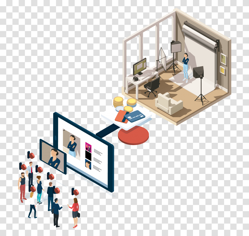 Photography Floor Plan Camera, Person, Human, Diagram, Stage Transparent Png