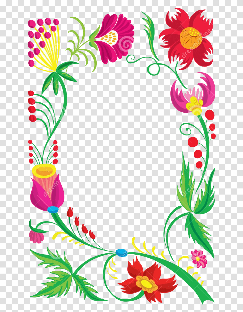 Photography Flower Cartoon Frame Beautiful Flower Designs Border, Graphics, Floral Design, Pattern, Plant Transparent Png
