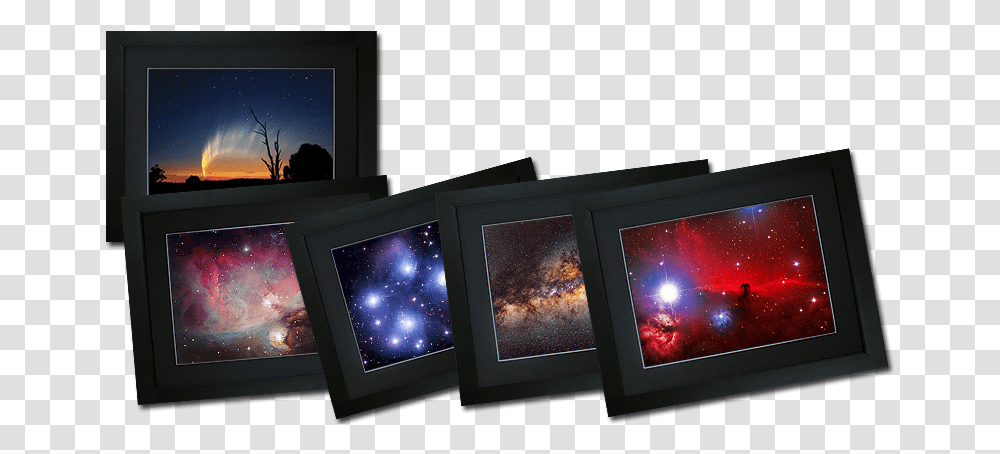 Photography From The Australian Night Sky Milky Way, Monitor, Screen, Electronics, Lighting Transparent Png