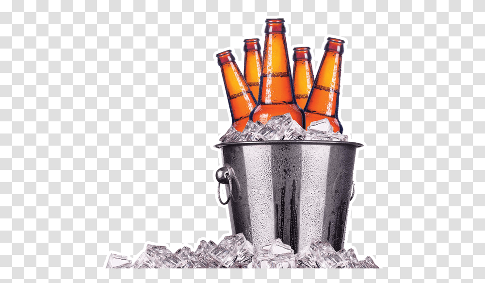 Photography Ice Royalty Free Beer Bottle Stock Clipart Beer Bucket, Aluminium, Steamer, Foil, Tin Transparent Png
