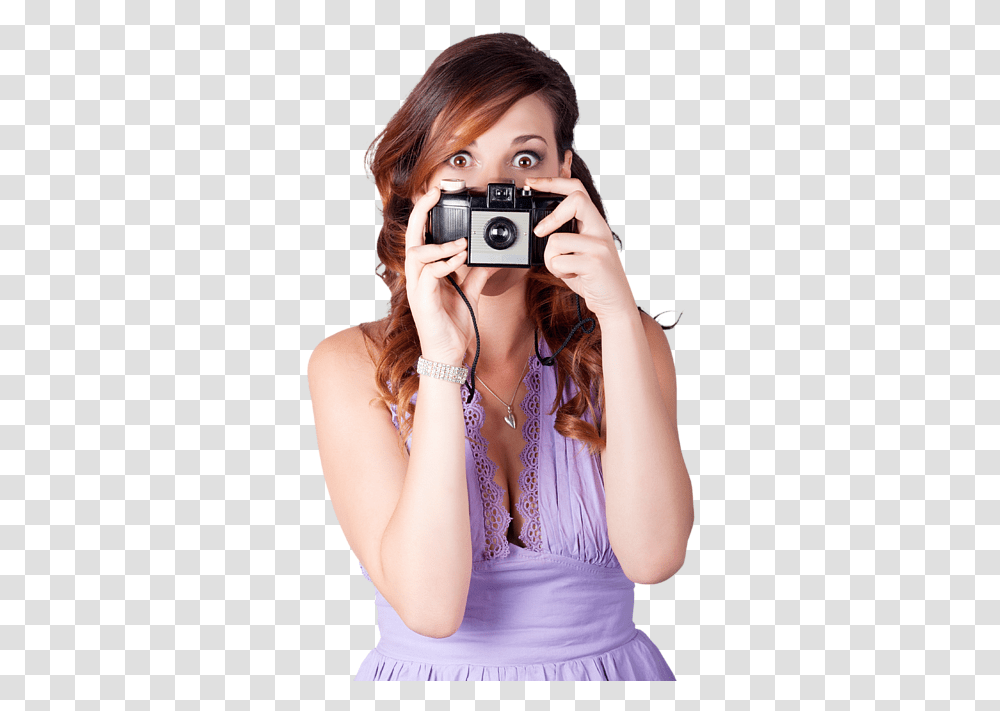 Photography, Person, Camera, Electronics, Female Transparent Png