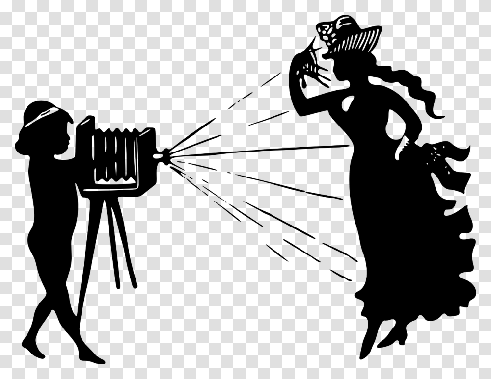 Photography Photographer Silhouette Free Picture Portrait Photography Clip Art, Gray, World Of Warcraft Transparent Png