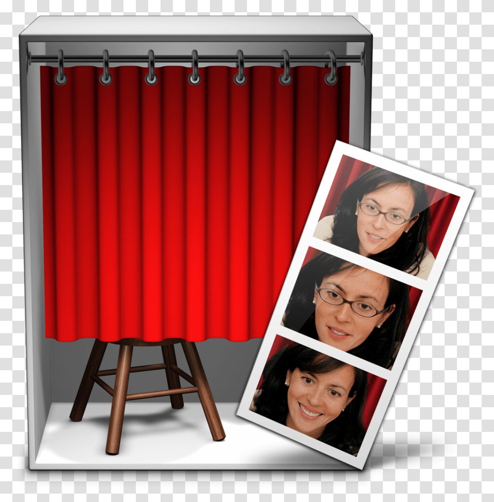 Photography Vector, Photo Booth, Person, Human, Curtain Transparent Png