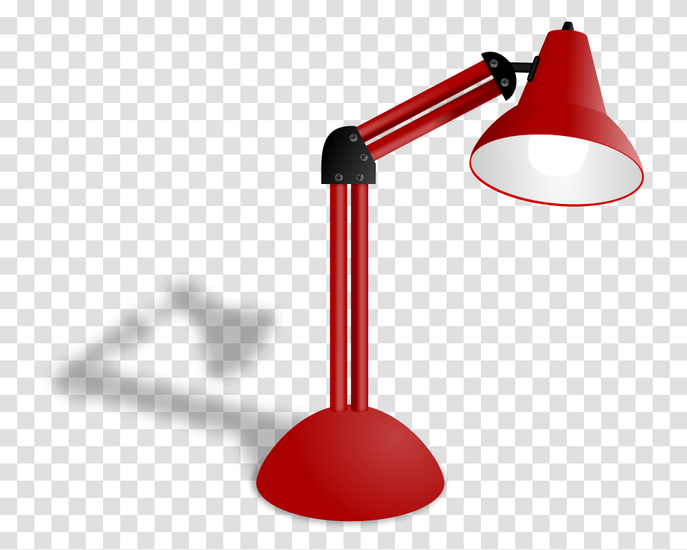 Photorealistic Red Lamp Svg Clip Arts Red Desk Lamp, Lampshade, Table Lamp Transparent Png