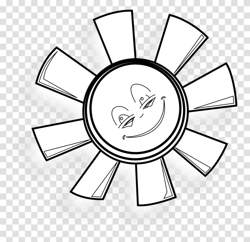 Photos Of Sun Black And White Clip Art Circle, Logo, Trademark, Sink Faucet Transparent Png