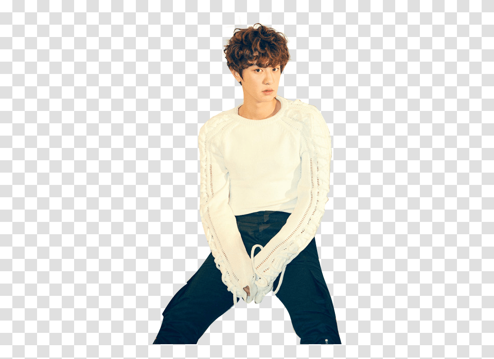 Photoshoot Chanyeol White, Sleeve, Apparel, Long Sleeve Transparent Png