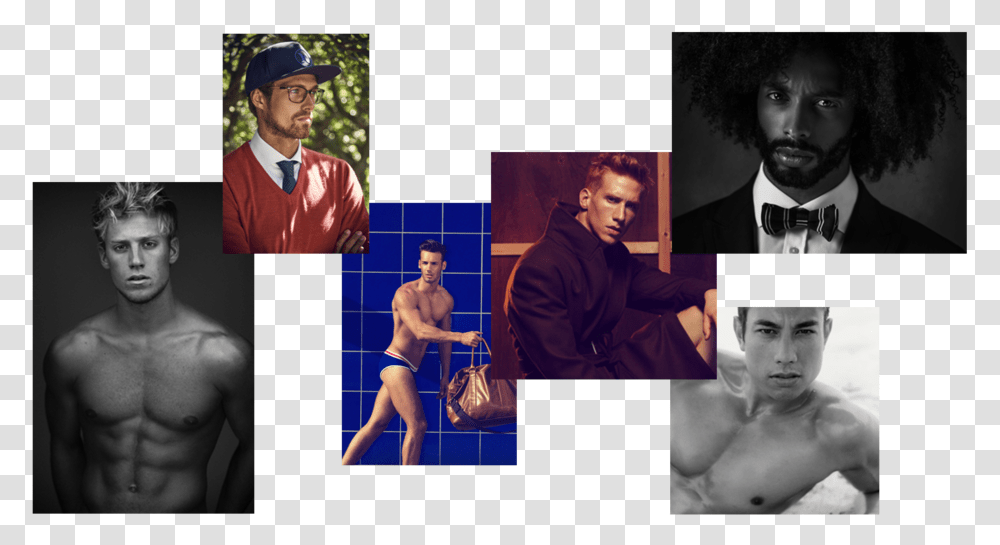 Photoshoot Male2 Long Collage, Person, Suit, Tie Transparent Png