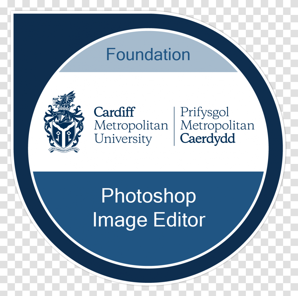 Photoshop Image Editor Cardiff Metropolitan University, Label, Sticker, Word Transparent Png