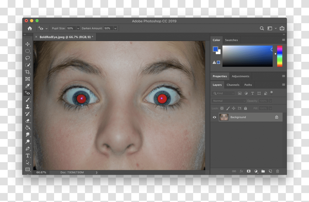 Photoshop Red Eye, Person, Human, Monitor, Screen Transparent Png