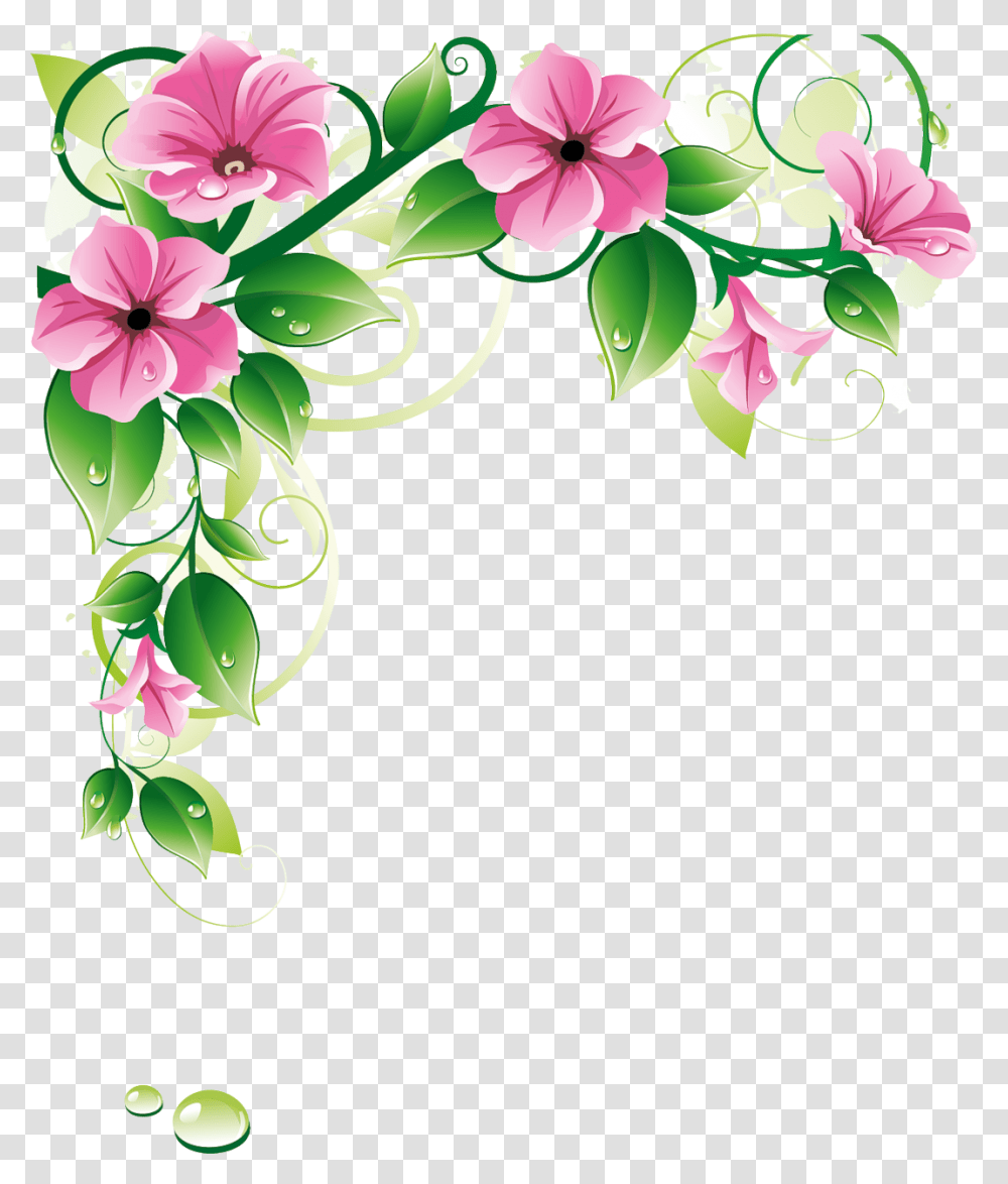 Photoshop Scrap Borders And Frames, Floral Design, Pattern Transparent Png