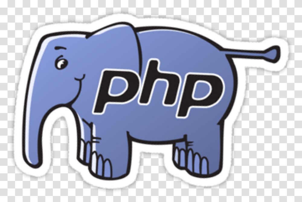 Php Logo Programmer Computer Software Elephant Php Logo, Label, Sticker Transparent Png