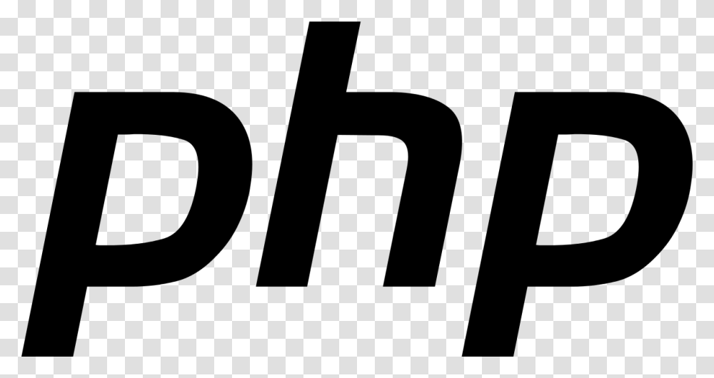 Php Logo Text Only Php Logo, Gray, World Of Warcraft Transparent Png