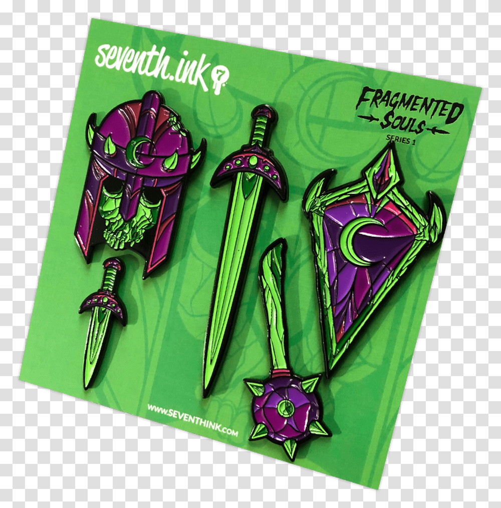 Phyrexius Enamel Pin Set Sword, Weapon, Weaponry, Knife, Blade Transparent Png