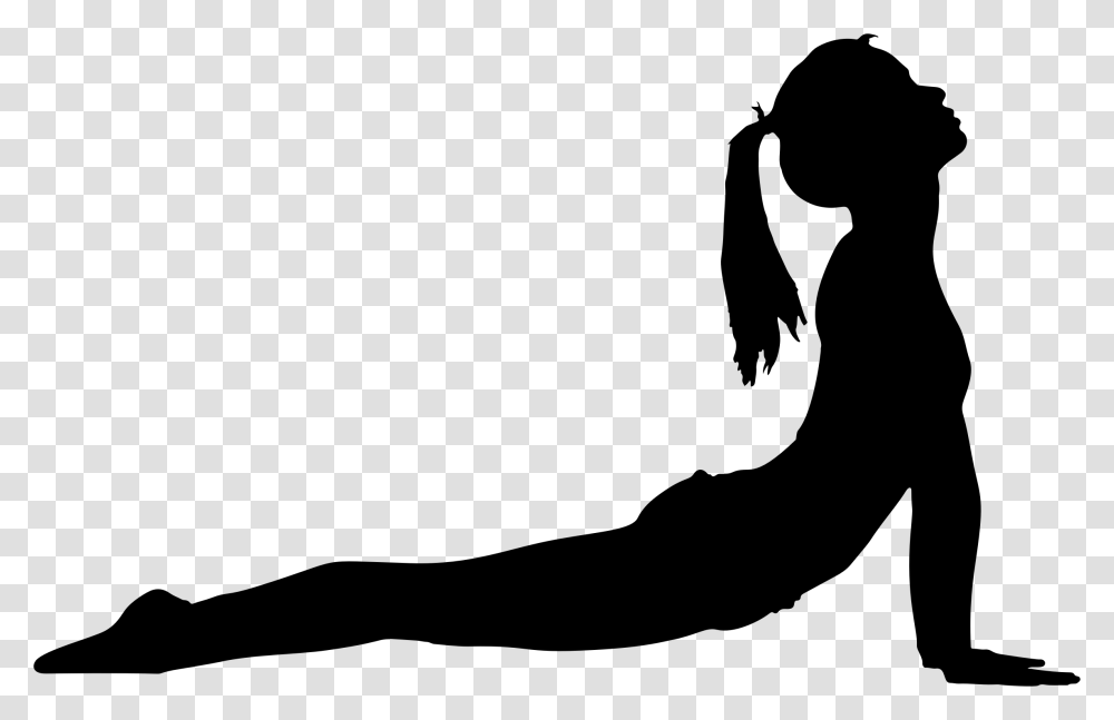 Physical Fitness Yoga Silhouette, Gray, World Of Warcraft Transparent Png