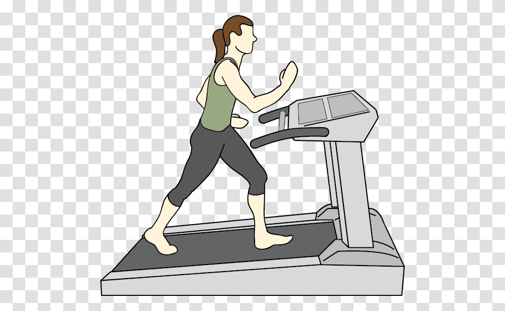 Physical Therapy Clip Art Treadmill Walking Clipart, Standing, Person, Working Out, Sport Transparent Png