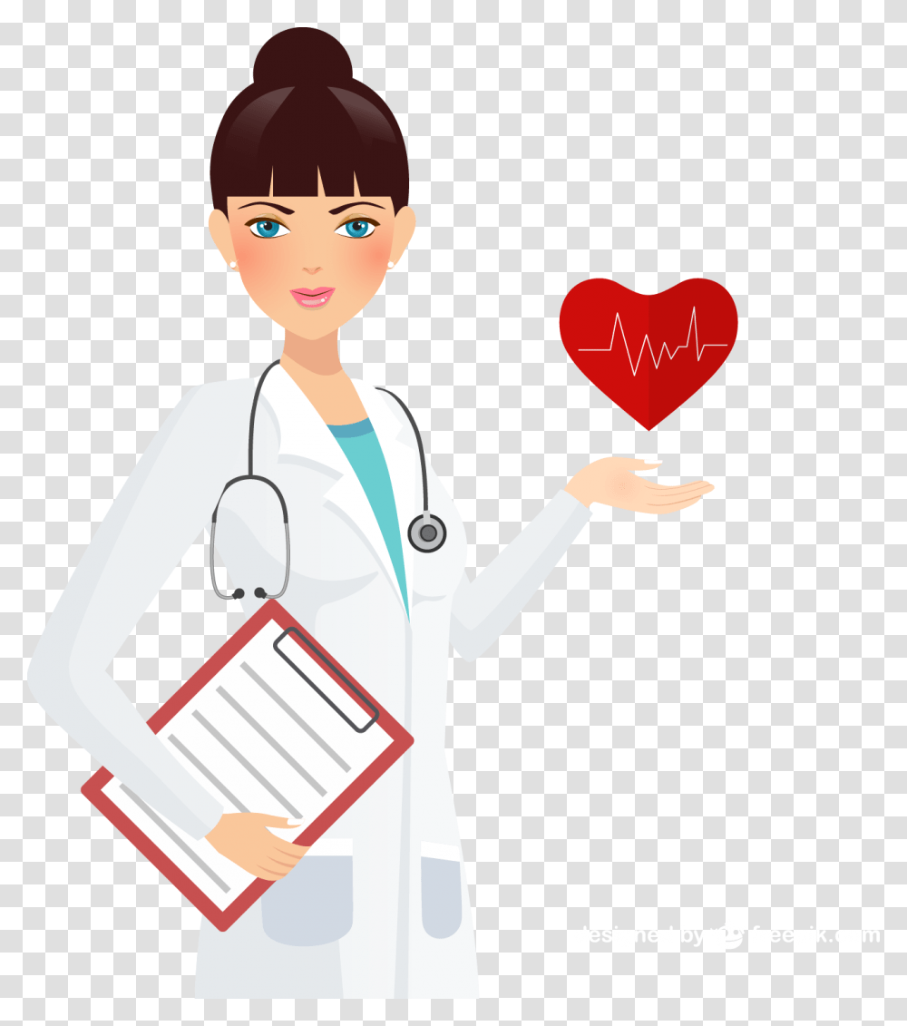 Physician Clip Art Female Doctor, Apparel, Lab Coat, Person Transparent Png