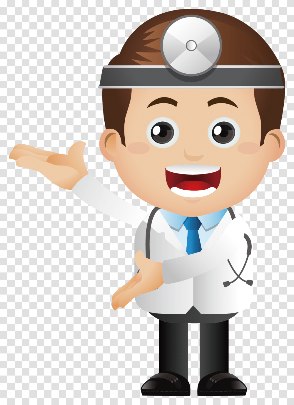 Physician Head Doctor Cartoon Icon Free Frame Clipart Doctor Cartoon, Scientist, Toy, Face, Chef Transparent Png