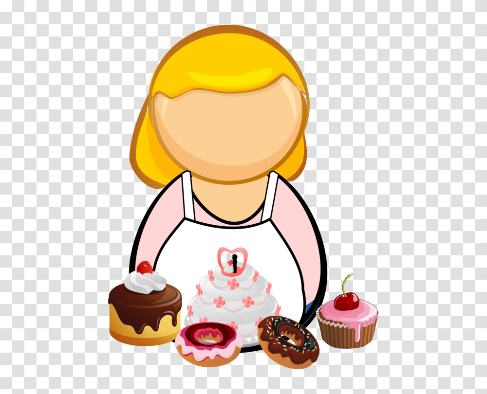 Physician Medicine Computer Icons Stethoscope Female Free, Cupcake, Cream, Dessert, Food Transparent Png