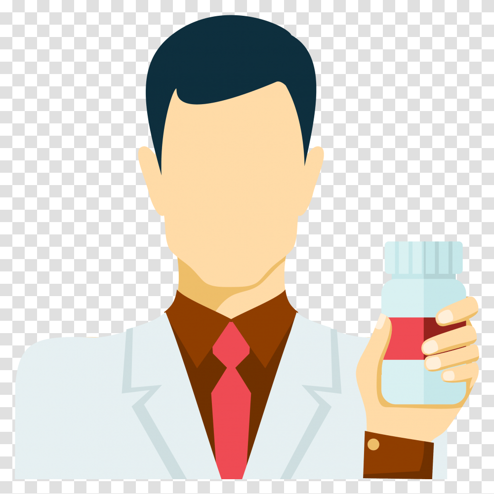 Physician Pharmacist Icon Pharmacist Icon, Person, Human, Apparel Transparent Png