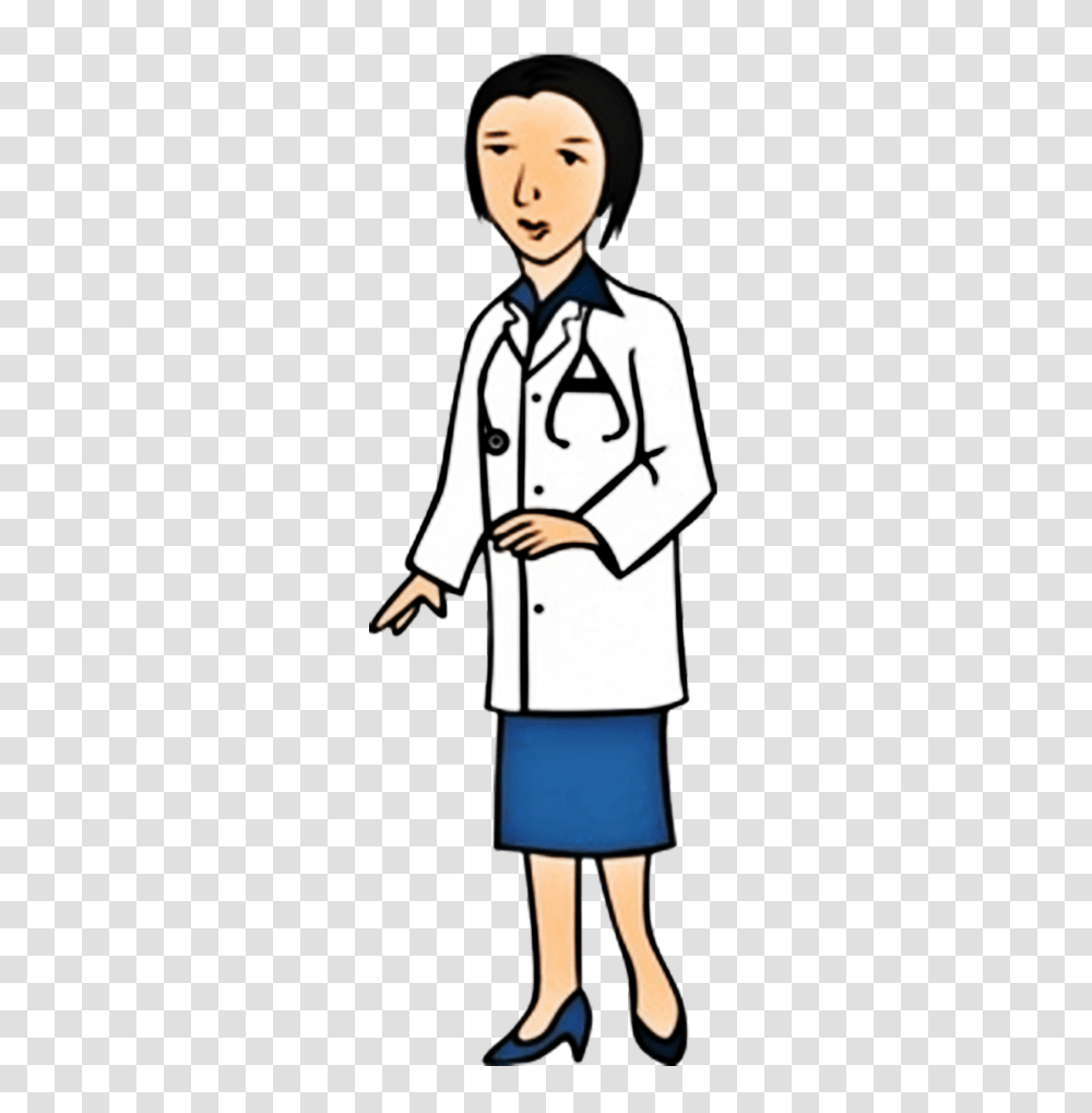 Physician Woman Clip Art, Person, Human, Apparel Transparent Png