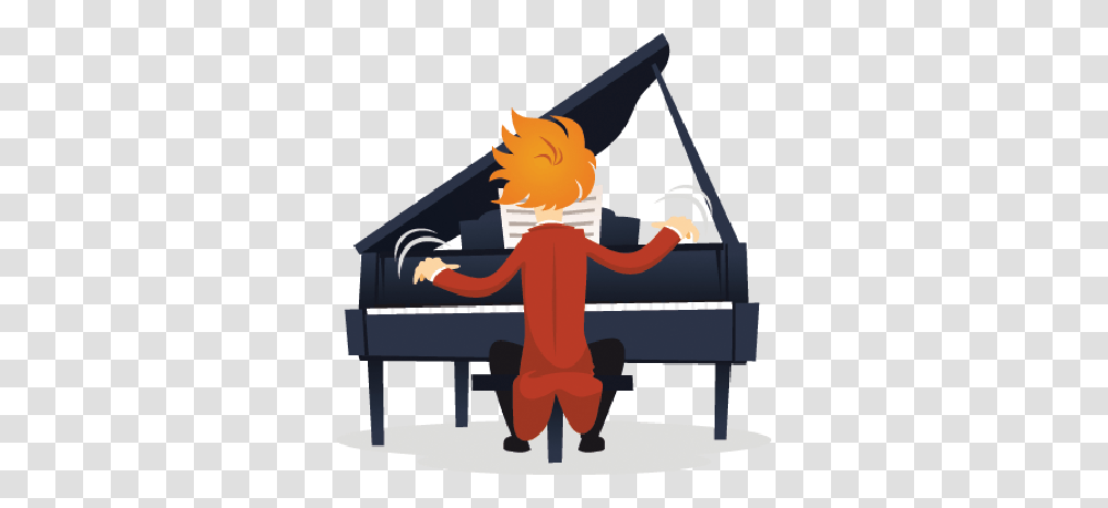 Pianist Virtuoso Clipart Pbs Learningmedia, Leisure Activities, Person, Human, Piano Transparent Png