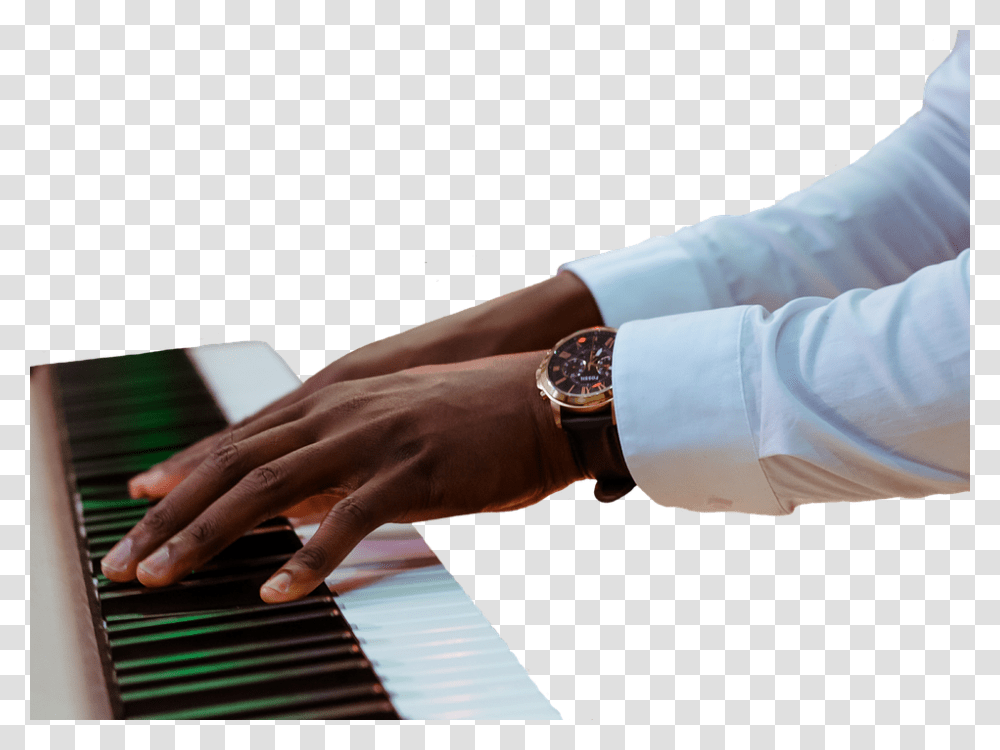 Piano 960, Music, Person, Human, Wristwatch Transparent Png