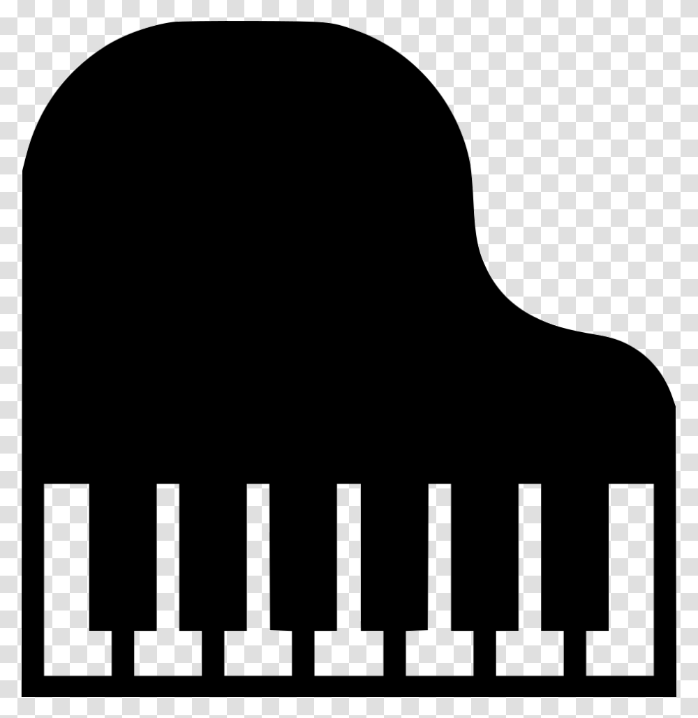 Piano Icon Piano Outline, Silhouette, Comb, Baseball Cap, Hat Transparent Png