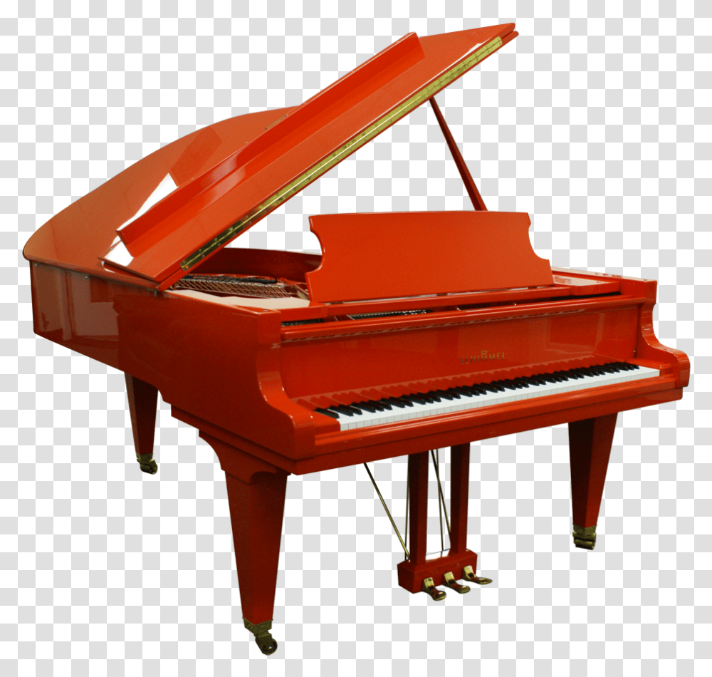 Piano Image Free Download Red Grand Piano, Leisure Activities, Musical Instrument Transparent Png