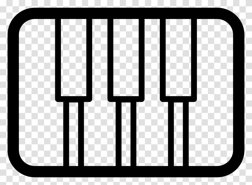 Piano Keys Icon Free Download, Fork, Cutlery, Keyboard, Electronics Transparent Png