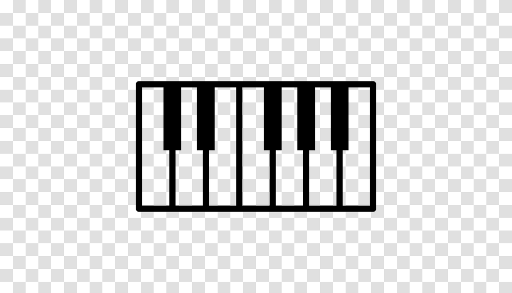 Piano Keys Stroke School Icon, Gray, World Of Warcraft Transparent Png