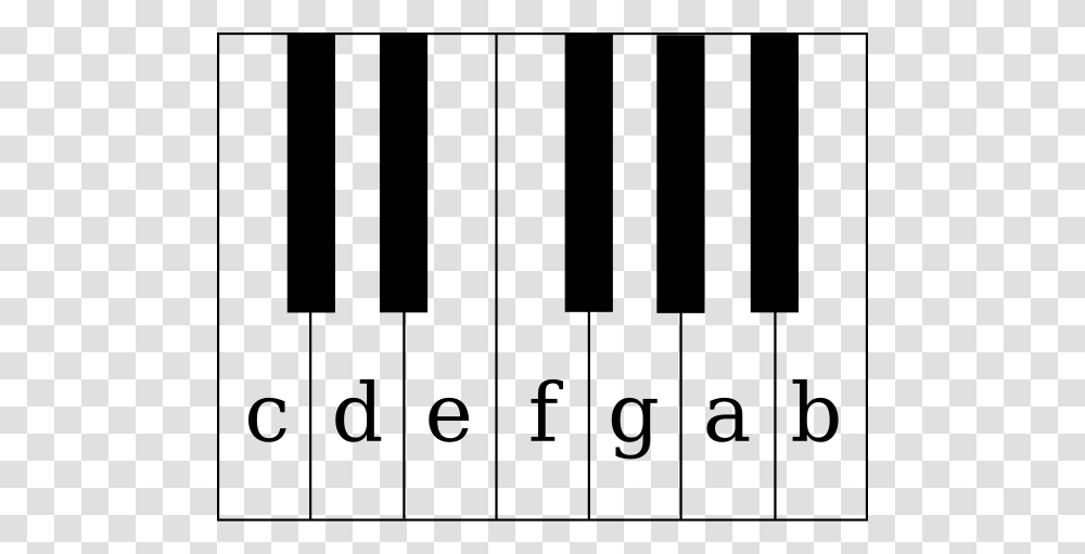 Piano Keys With Notes Clip Art, Electronics, Keyboard Transparent Png