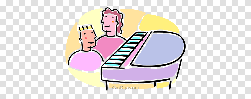 Piano Lessons Royalty Free Vector Clip Art Illustration, Label, Leisure Activities Transparent Png