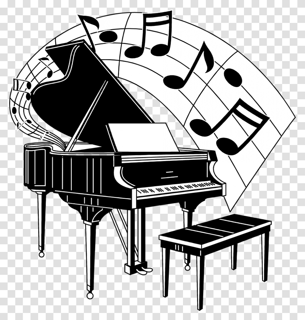 Piano With Music Notes, Leisure Activities, Musical Instrument, Grand Piano, Gun Transparent Png