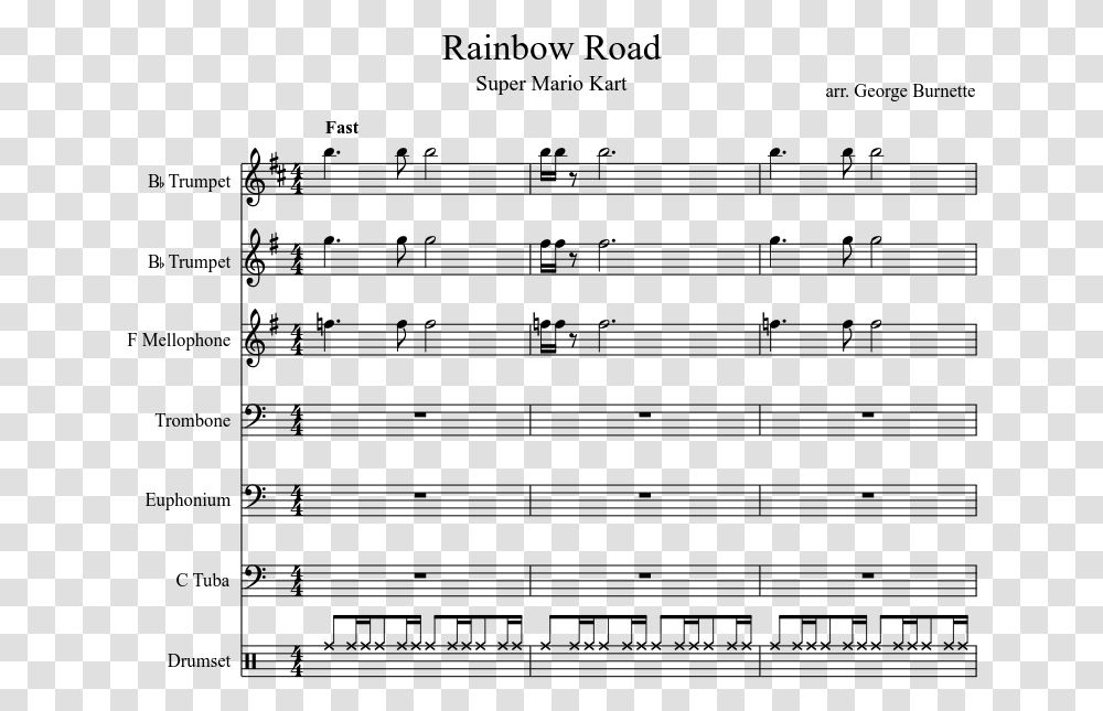 Piano With Rainbow Music Notes Sheet Music, Gray, World Of Warcraft Transparent Png